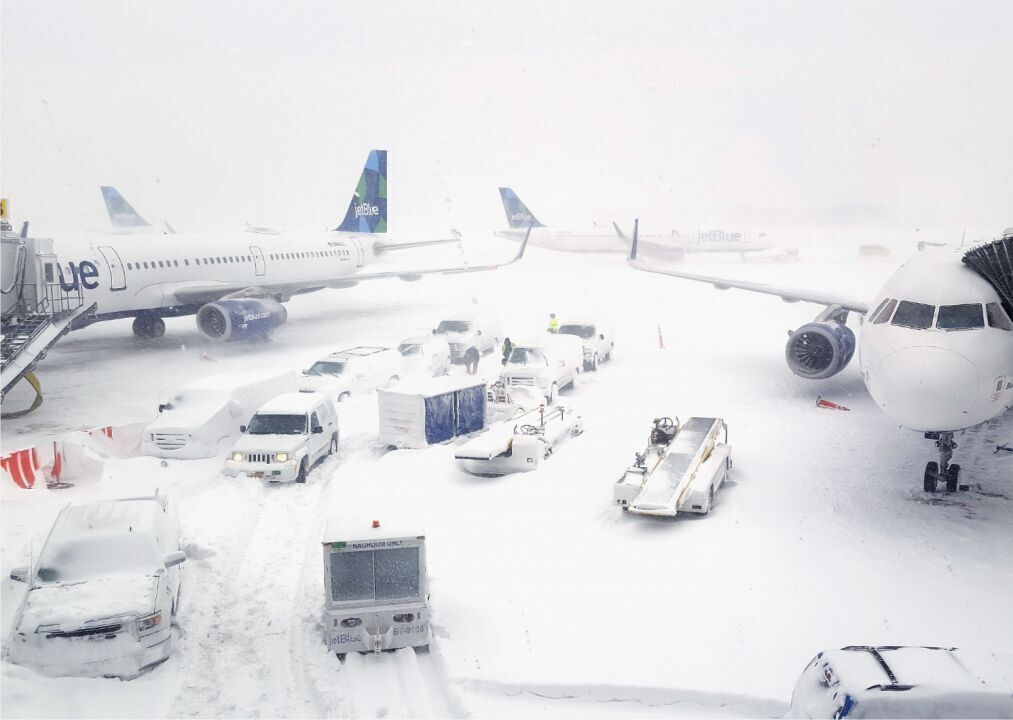 2018: North American blizzard in January